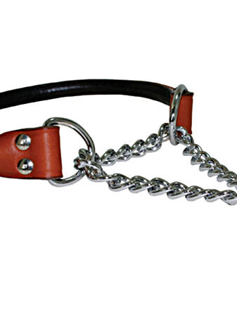 マーチンゲールカラー　ロールド < ブラウン >